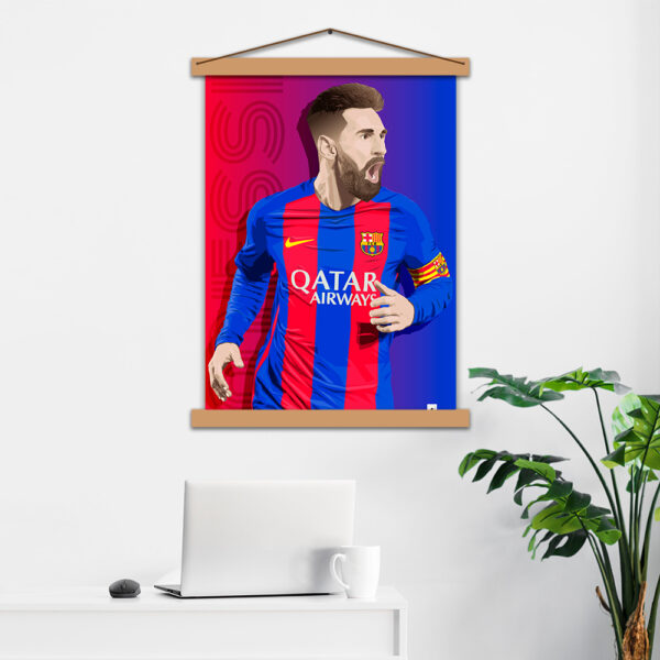 Постер авторський Messi